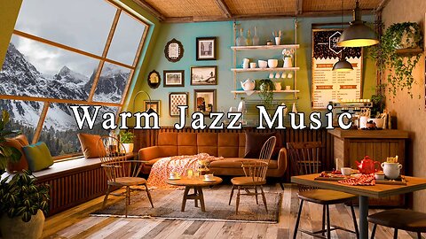 Warm Spring Jazz Music at Cozy Coffee Shop Ambience ☕ Relaxing Jazz Instrumental Music to Relax,Work