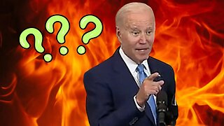 Watch Biden STRUGGLE to Read Pre-written Answer