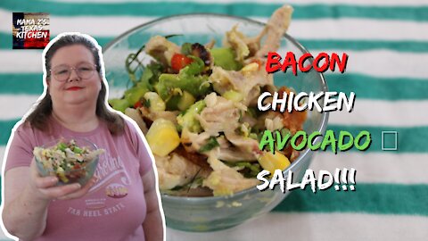 Avocado 🥑 Chicken and Bacon salad