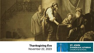 Thanksgiving Eve—November 22, 2023