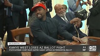 Kanye West loses Arizona ballot fight