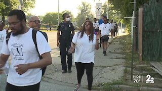 Southwest Baltimore residents take to the streets to protest violence