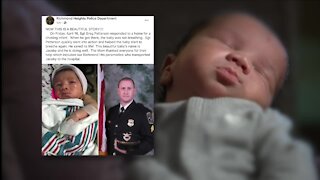 Richmond Hts. Sgt performed CPR on newborn