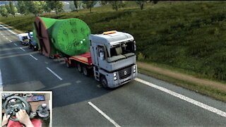 Heavy duty cargo pick-up Scania Truck ETS2 Realistic Gameplay