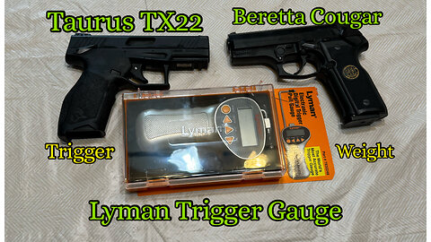 Lyman Trigger Gauge Review with Taurus TX22 & Beretta Cougar #FYP #IRL