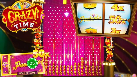 50X PACHINKO ON CRAZY TIME! (MY BIGGEST WIN EVER)