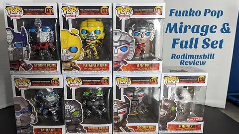 Funko Pop Rise of the Beasts Mirage (#1375) Review & Full Recap of Set - Rodimusbill Review