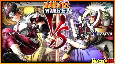 TenTen & Madara Uchiha Vs. Jiraiya Sennin & Naruto - Naruto M.U.G.E.N
