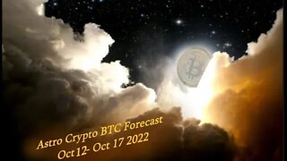 Astro Crypto BTC #bitcoin Weekly Forecast Analysis using #astrology Oct 12 to 17