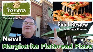 Panera's® New Margherita Flatbread Pizza Review | Joe Is Hungry 🍕🍕🍕🍕