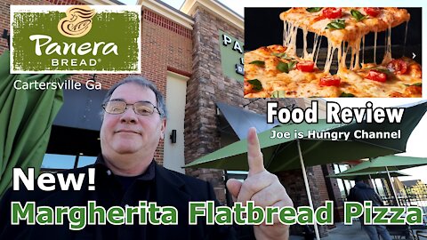 Panera's® New Margherita Flatbread Pizza Review | Joe Is Hungry 🍕🍕🍕🍕