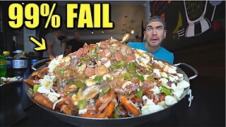 15LB "HEART ATTACK" POUTINE CHALLENGE THAT ONLY ONE PERSON HAS EVER FINISHED