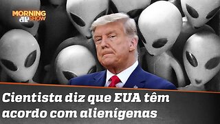 Trump não quis contar sobre o acordo com alienígenas?!