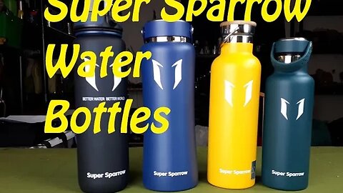 Super Sparrow Water Bottles (Four Styles)