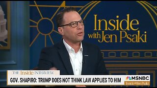 Gov Shapiro: Trump Needs To Be Held Accountable