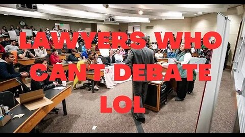 Stanford law students too stupid to debate