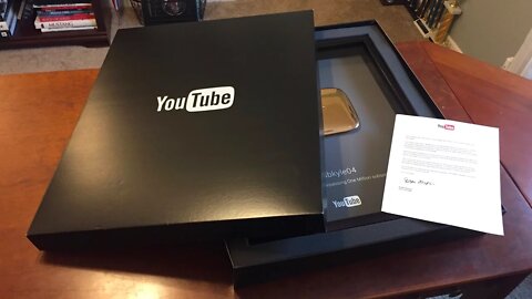 Unboxing My Gold Play Button! One Million Subscribers Strong!