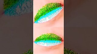 Creative Lip Art Makeup Design #shorts #shortvideo #viral #lipswatches #trending #fyp #short