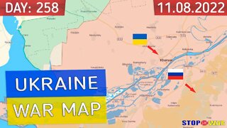 Ukraine war map 258 day invasion | Military summary latest news today