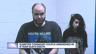 Couple arraigned in 4-year-old's death