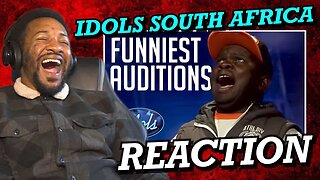 IM CRYIN' 😂😂😂 | AMERICAN REACTS TO THE FUNNIEST AUDITIONS EVER ON IDOLS SOUTH AFRICA 2016!