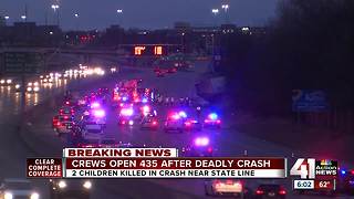 Two girls, ages 1 and 7, killed in wreck on I-435