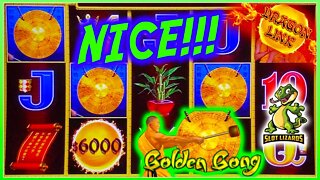 BONUS BONUS BONUS BIG WIN!!! Dragon Link Golden Gong Slot SPINNING LIKE D