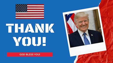 Thank You And Farewell President Trump