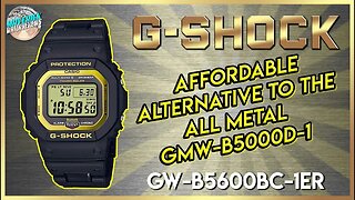 Affordable Alternative To The All Metal B5000 Series! | G-Shock Square GW-B5600BC-1ER Unbox & Review