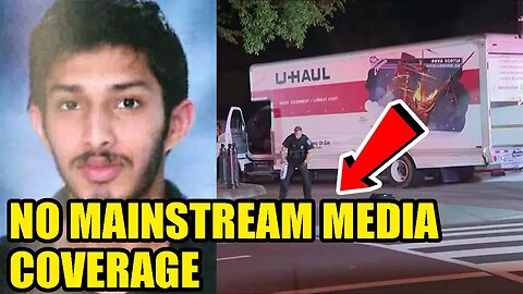 Man RAMS UHaul into gate by White House! Charged with trying to ASSASSINATE Biden! No MSM coverage?