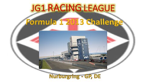 Race 5 | JG1 Racing League | Formula 1 2013 Challenge | Nurburgring - GP | DE