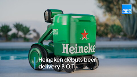 The most important robot for summer - a beer delivery bot!