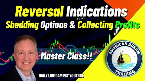 Reversal Indications Decoded - Master Class Shedding Options & Collecting Profits