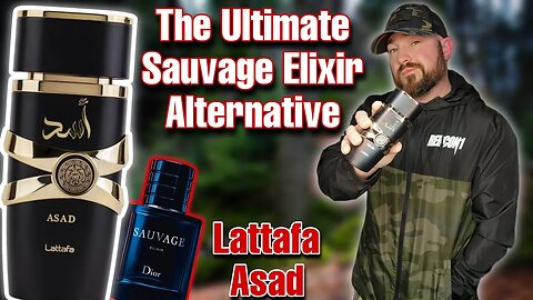 The BEST Cheap Dior Sauvage Elixir Clone PERIOD | Lattafa Asad Fragrance Review