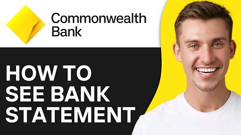How To See Bank Statement Commonwealth