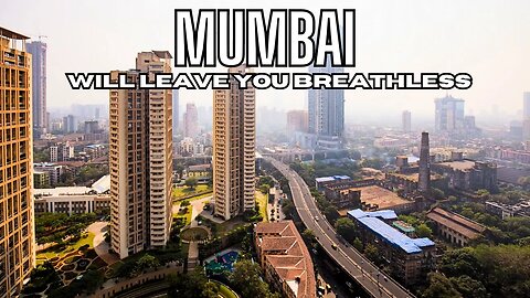 Stunning Drone Flight Over Mumbai: A Bird's Eye View of India's Vibrant Cityscape