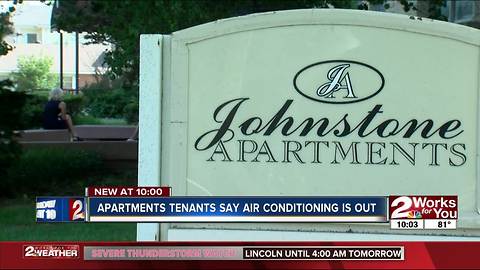 Bartlesville tenants claim no AC since May 1st
