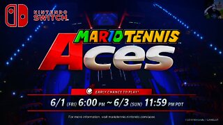 Mario Tennis Aces - FREE Online Tournament Demo Dates & Times Announced!