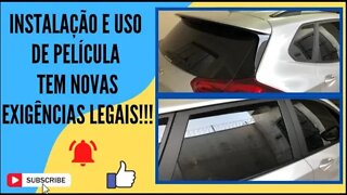 Nova lei do insulfilm: o que motorista precisa saber para não levar multa.