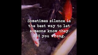 Silence is the best way [GMG Originals]