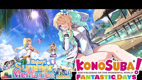 KonoSuba: Fantastic Days (Global) - Enjoy Summer Memories Recruit Banner Summons