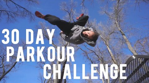 Join Me For The 30 DAY PARKOUR CHALLENGE - Day 1