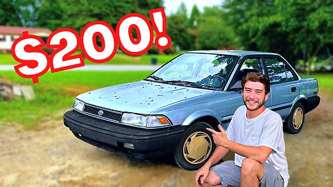 Is This INSANELY Cheap Toyota Corolla Drivable?