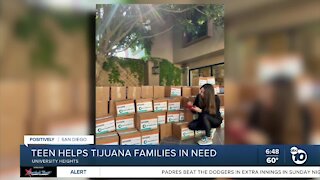 Teen helps Tijuana families in need