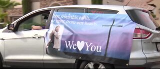 Drive-thru funeral for Las Vegas women