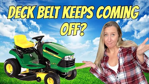 Don't Make These MISTAKES When Replacing Your Riding Lawn Mower Deck Belt!