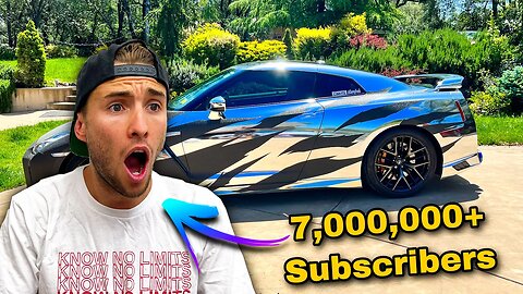 YouTuber With MILLIONS of Subscribers Asked Me To PIMP OUT HIS GTR | Corey Funk Glitter & Chrome R35