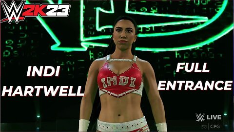 WWE 2k23 Indi Hartwell Full Entrance