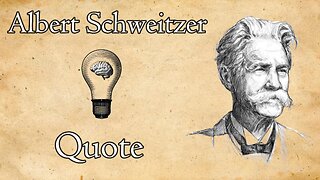 Serve with Compassion: A Schweitzer Quote