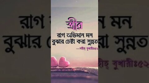 স্ত্রীর রাগ অভিমান মন বুঝার চেষ্টা করা সুন্নত